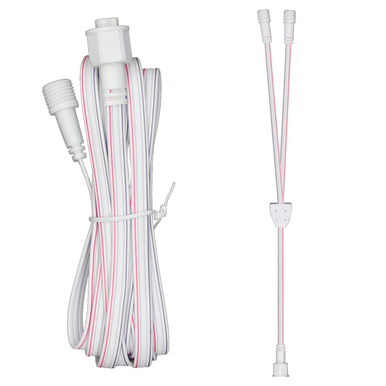 Permanent Outdoor Lights Extension Lead Waterproof Cord,Waterproof Extension Cable 3Pin,Ip68 Extension Cable